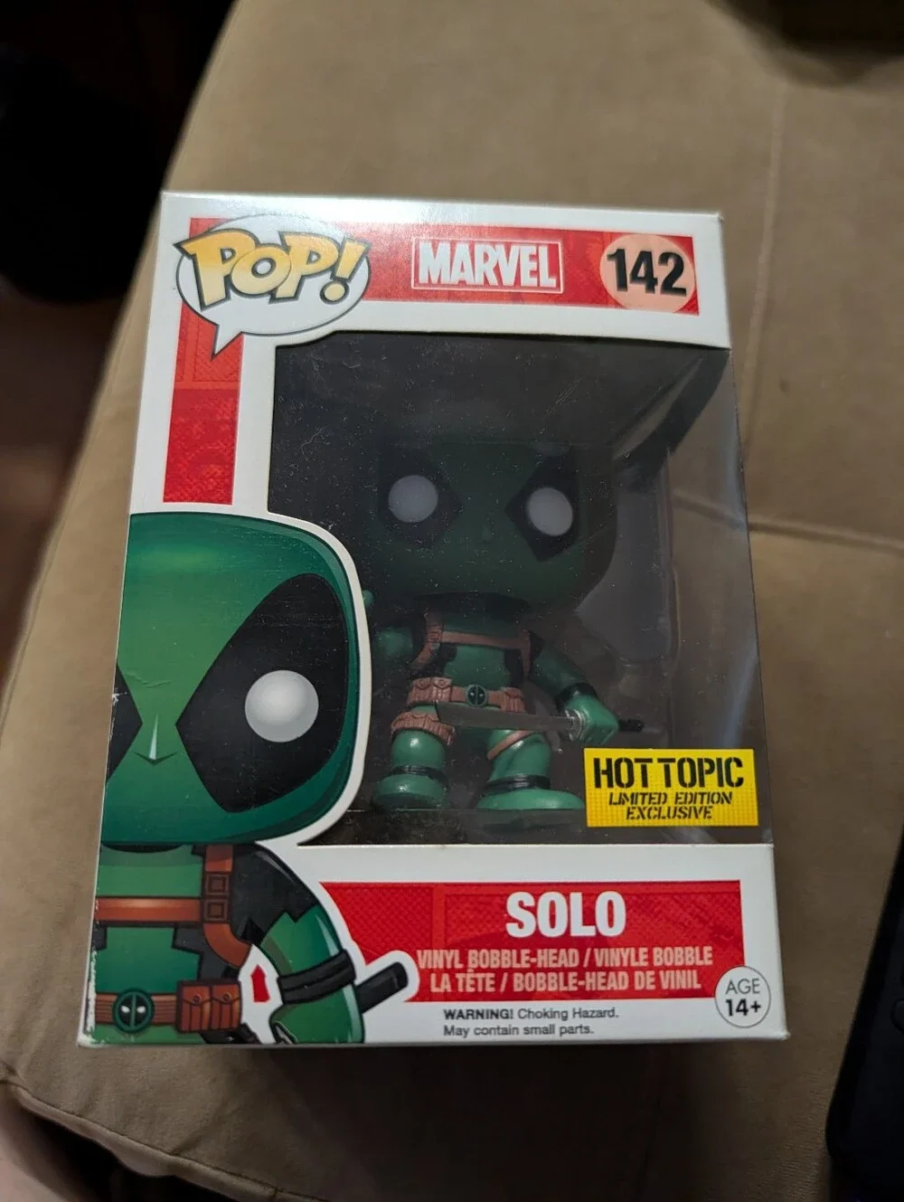 Funko Pop! Marvel Solo Vinyl Bobble-Head (Green) - Hot Topic Exclusive